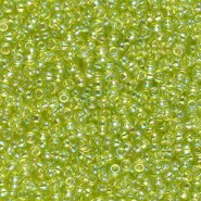 Miyuki seed beads 11/0 - Transparent chartreuse ab 11-258